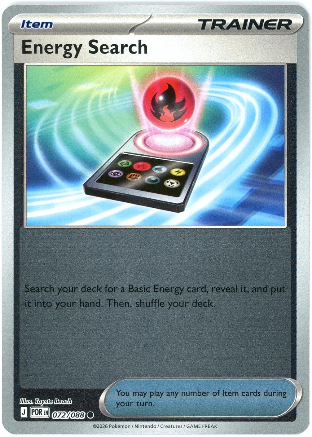 Energy Search [Reverse Holo]